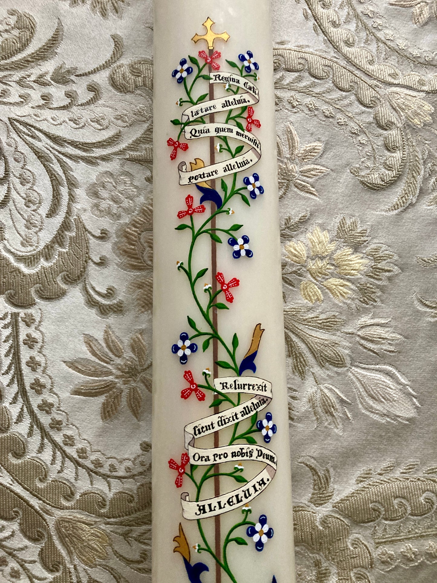 Medieval Vines Paschal Candle