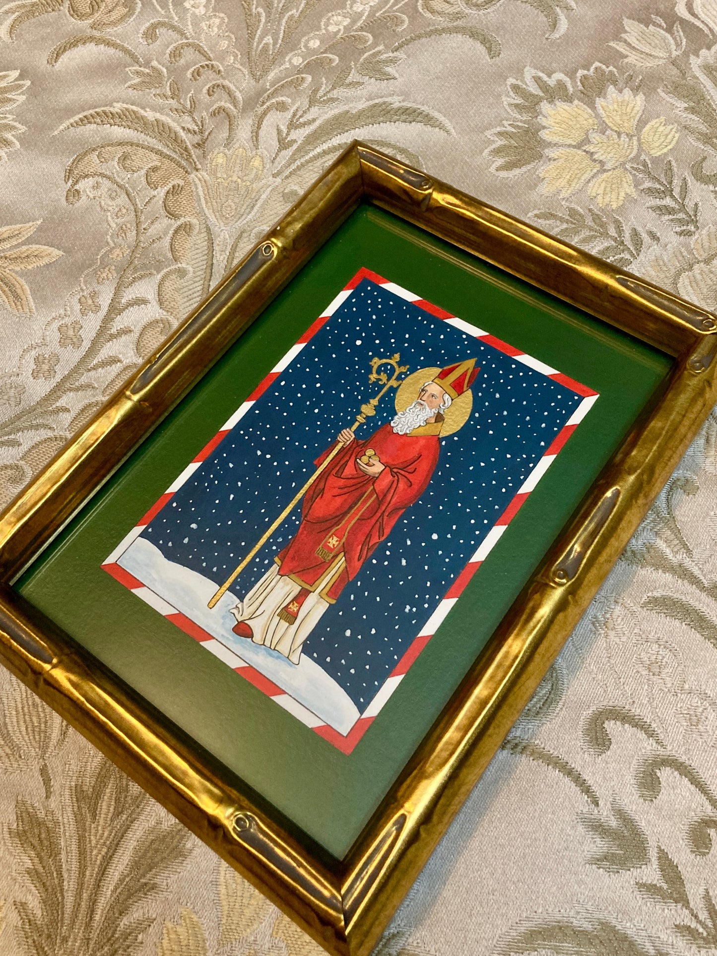 St Nicholas Framed Original Painting