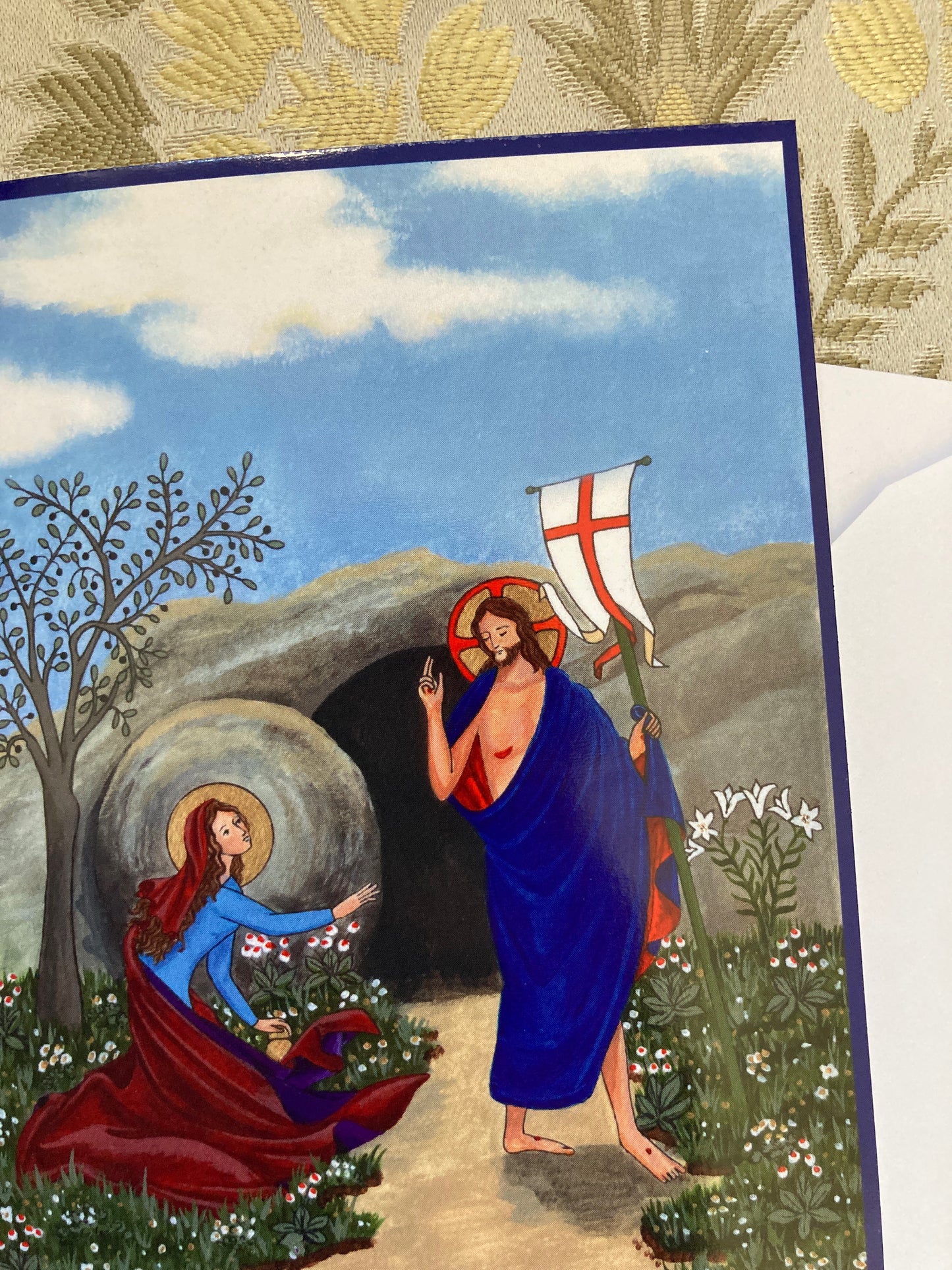 Christ and Magdalene Easter Card