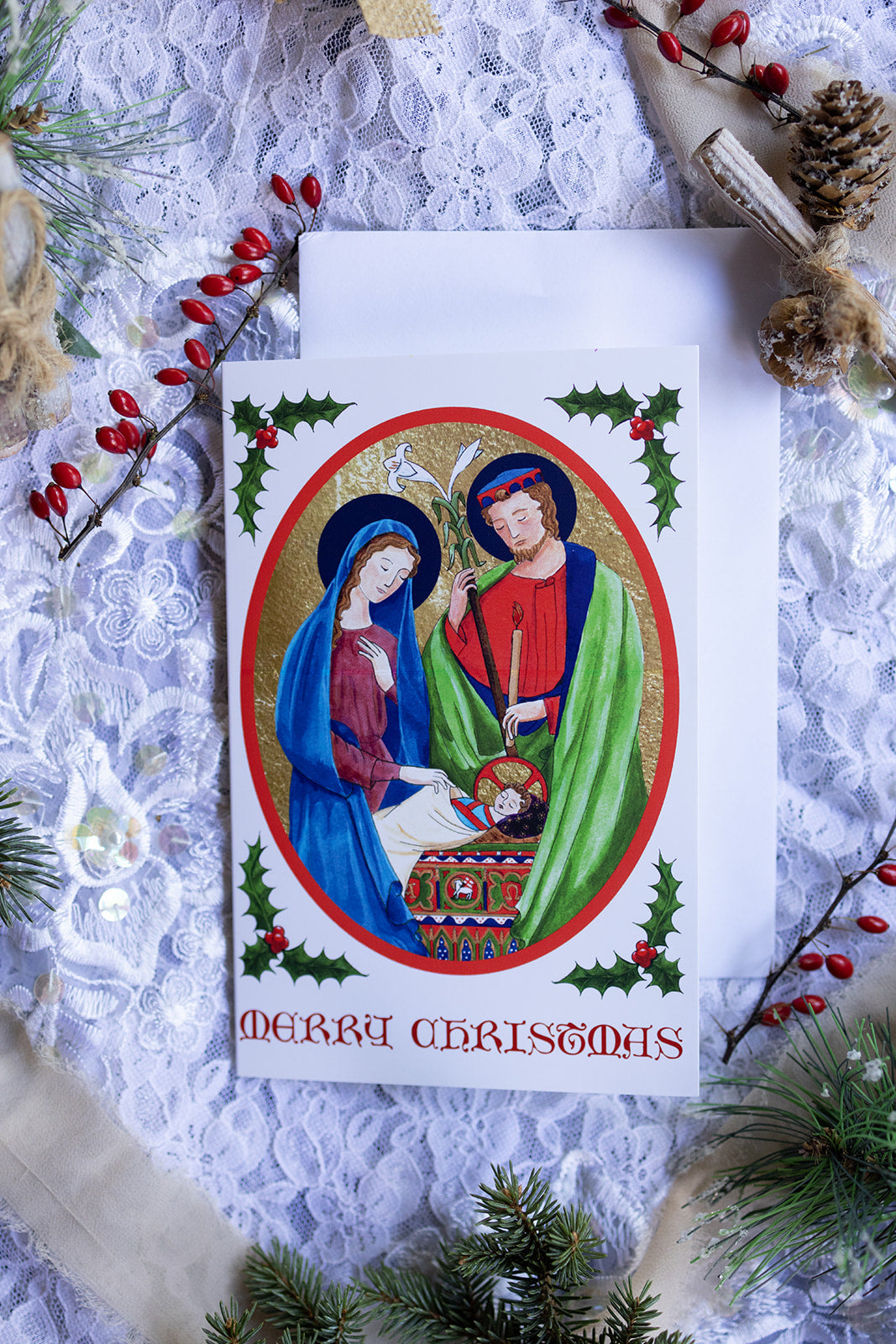 Holy Family Christmas Card