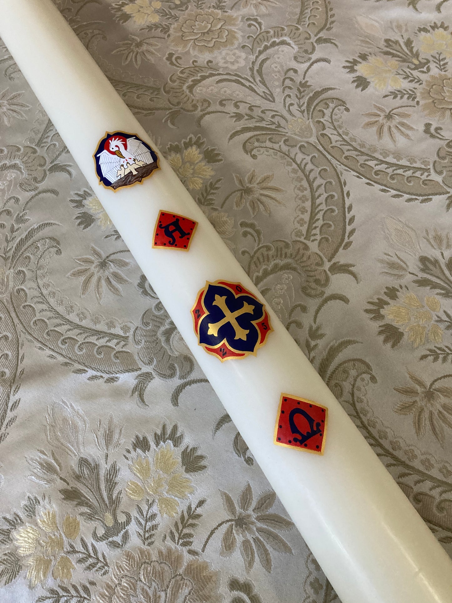 Pelican Paschal Candle