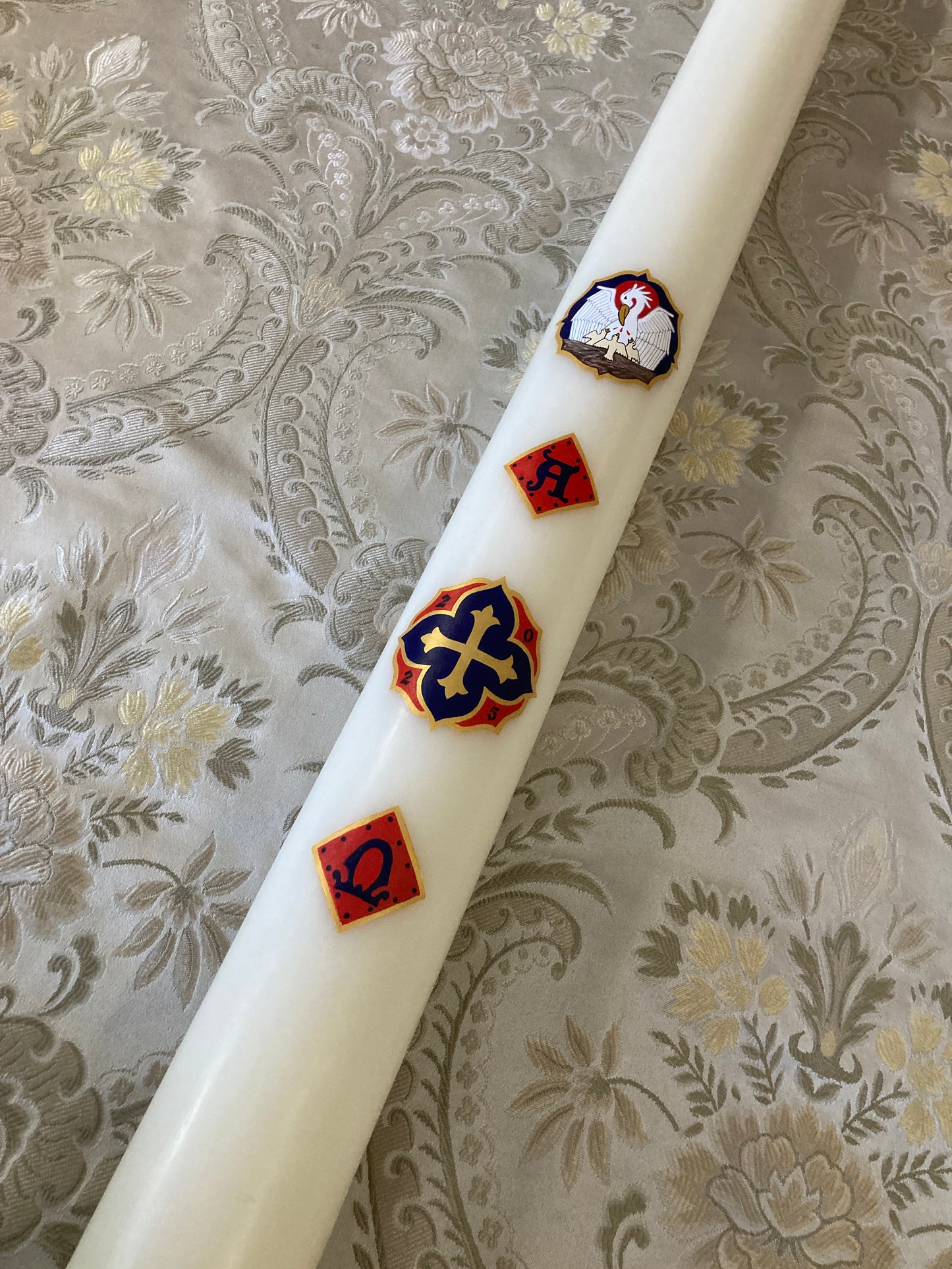 Pelican Paschal Candle