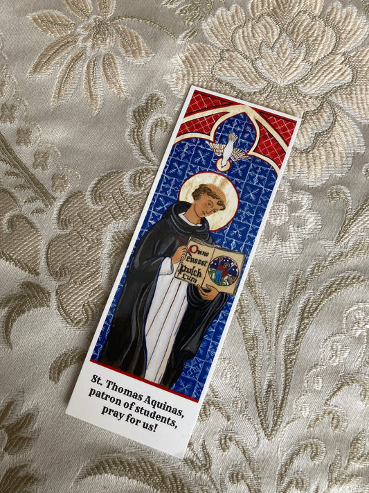 St. Thomas Aquinas bookmark