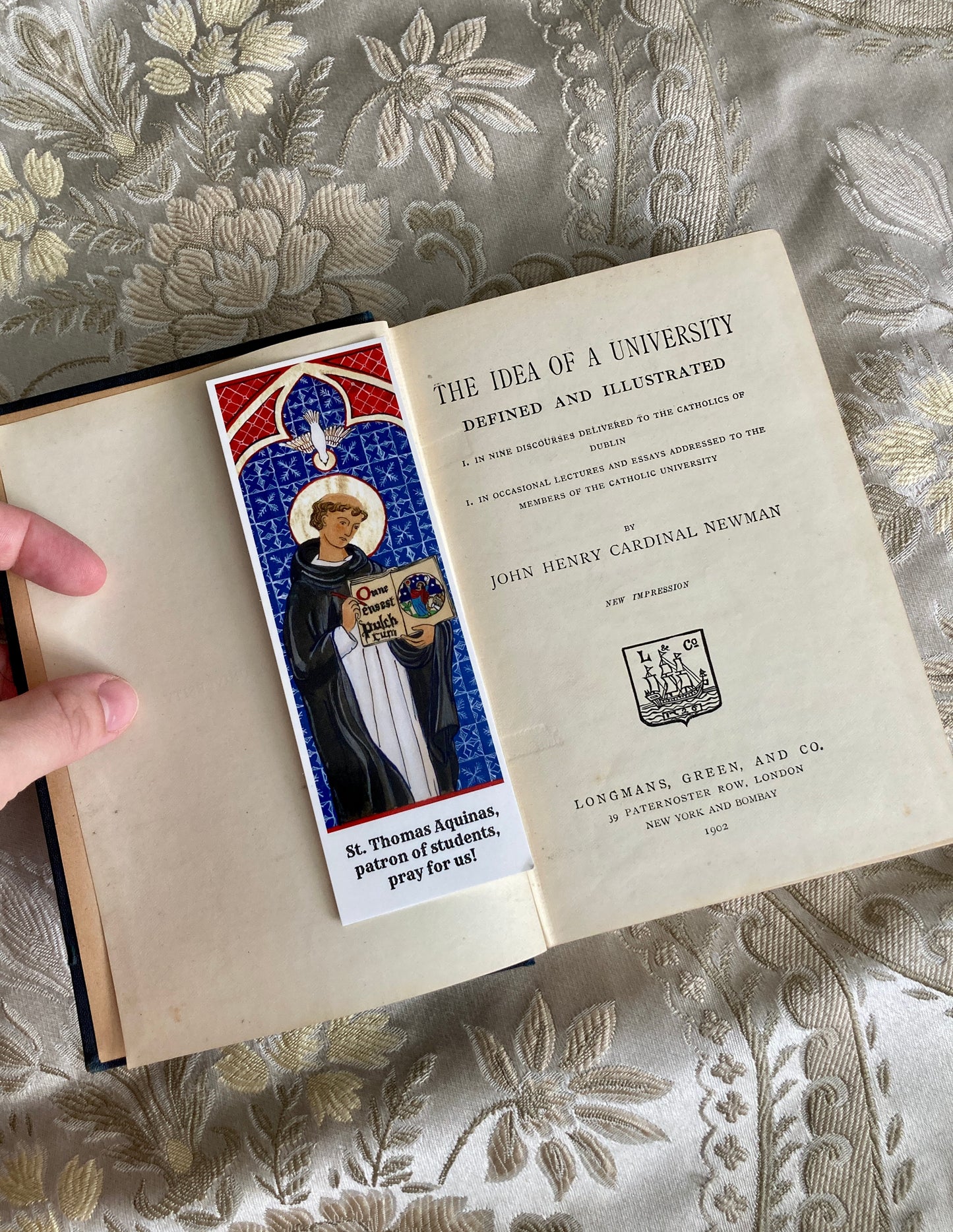 St. Thomas Aquinas bookmark