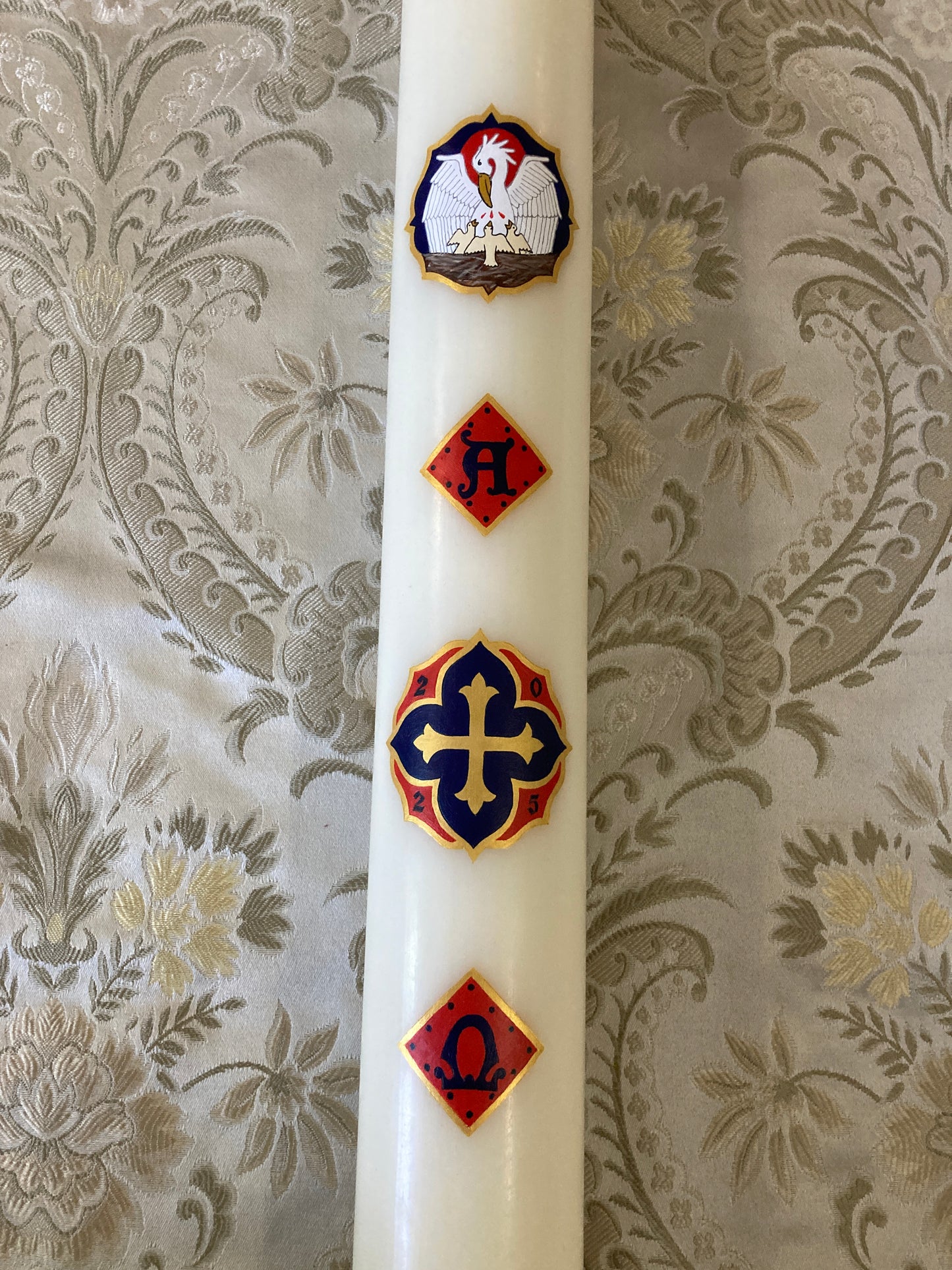 Pelican Paschal Candle