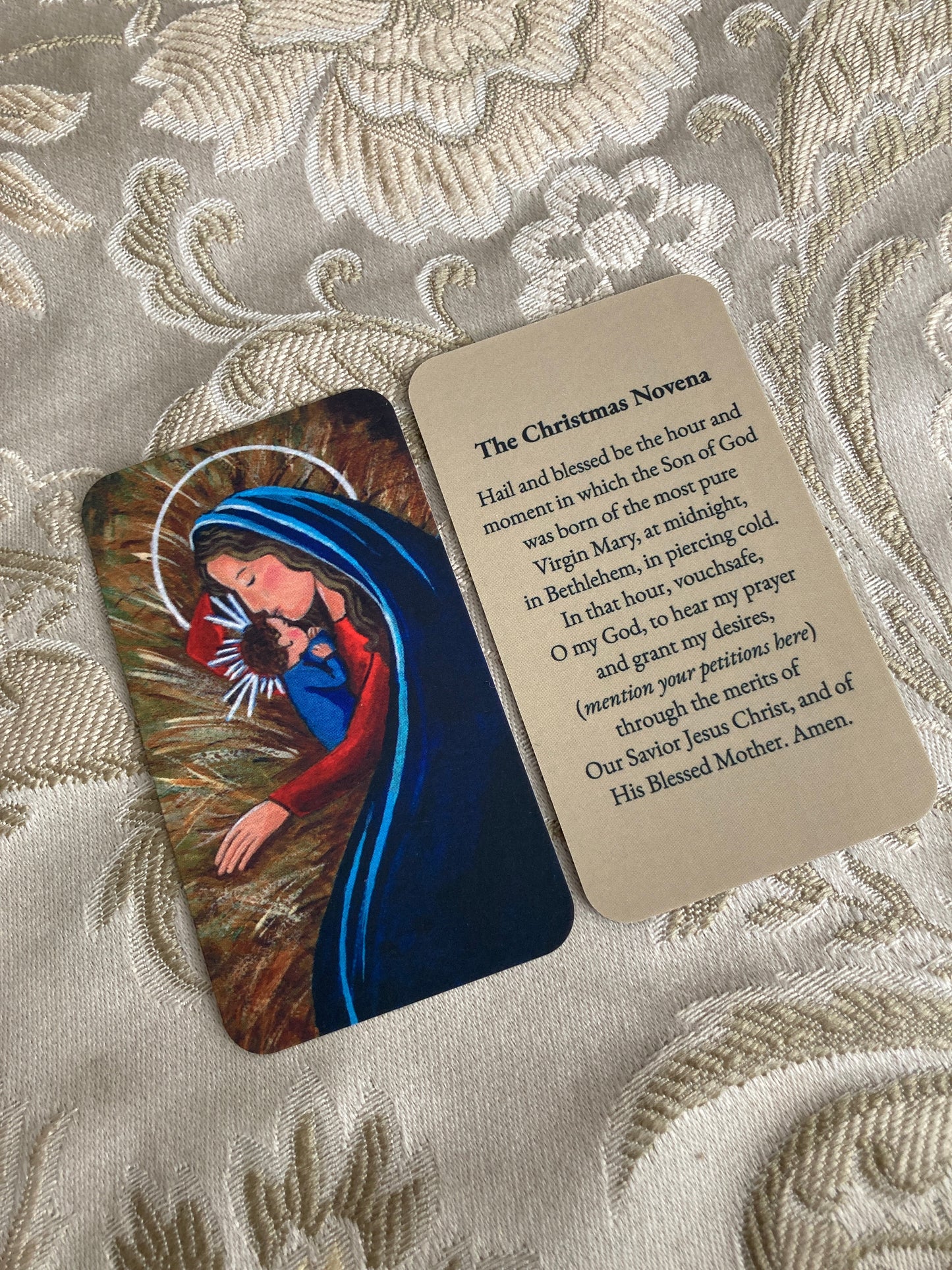 Christmas Novena Holy Cards