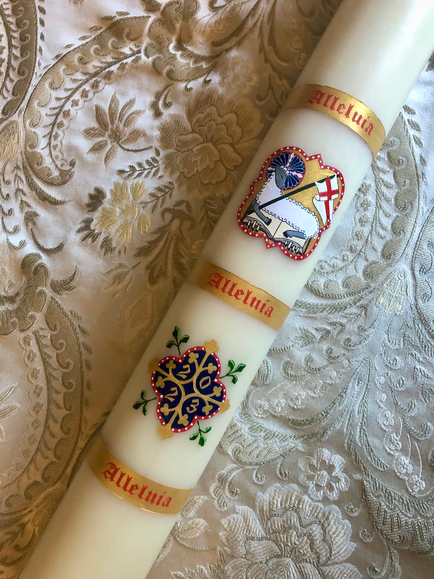 Alleluia Paschal Candle