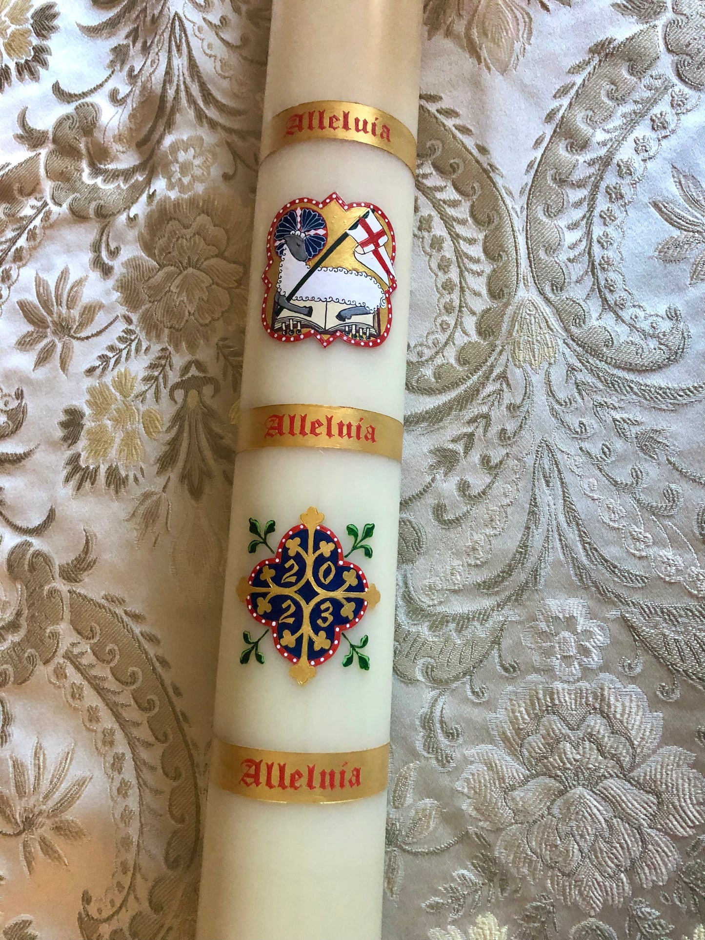 Alleluia Paschal Candle