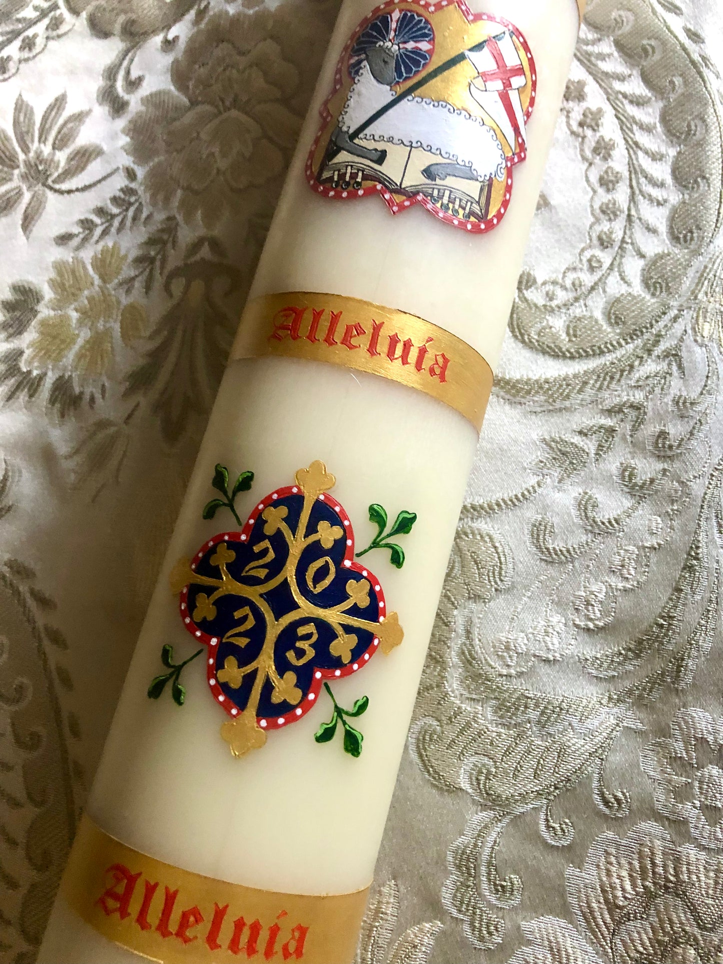 Alleluia Paschal Candle