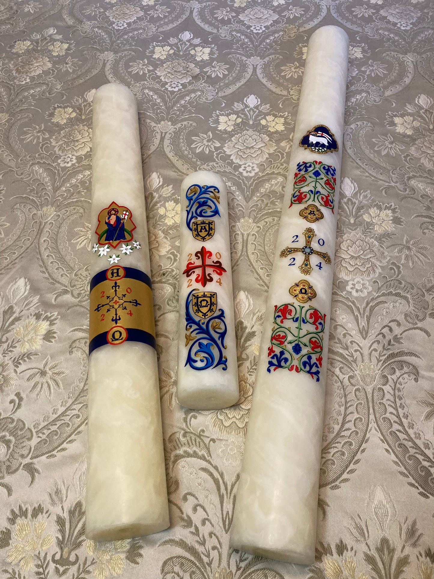 Artwork for Three Beeswax Paschal Candles