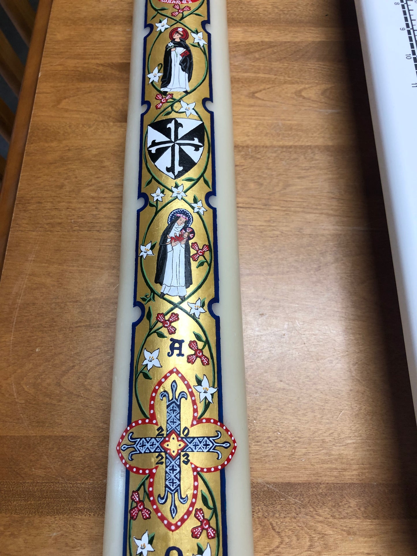 Lamb of God Paschal Candle