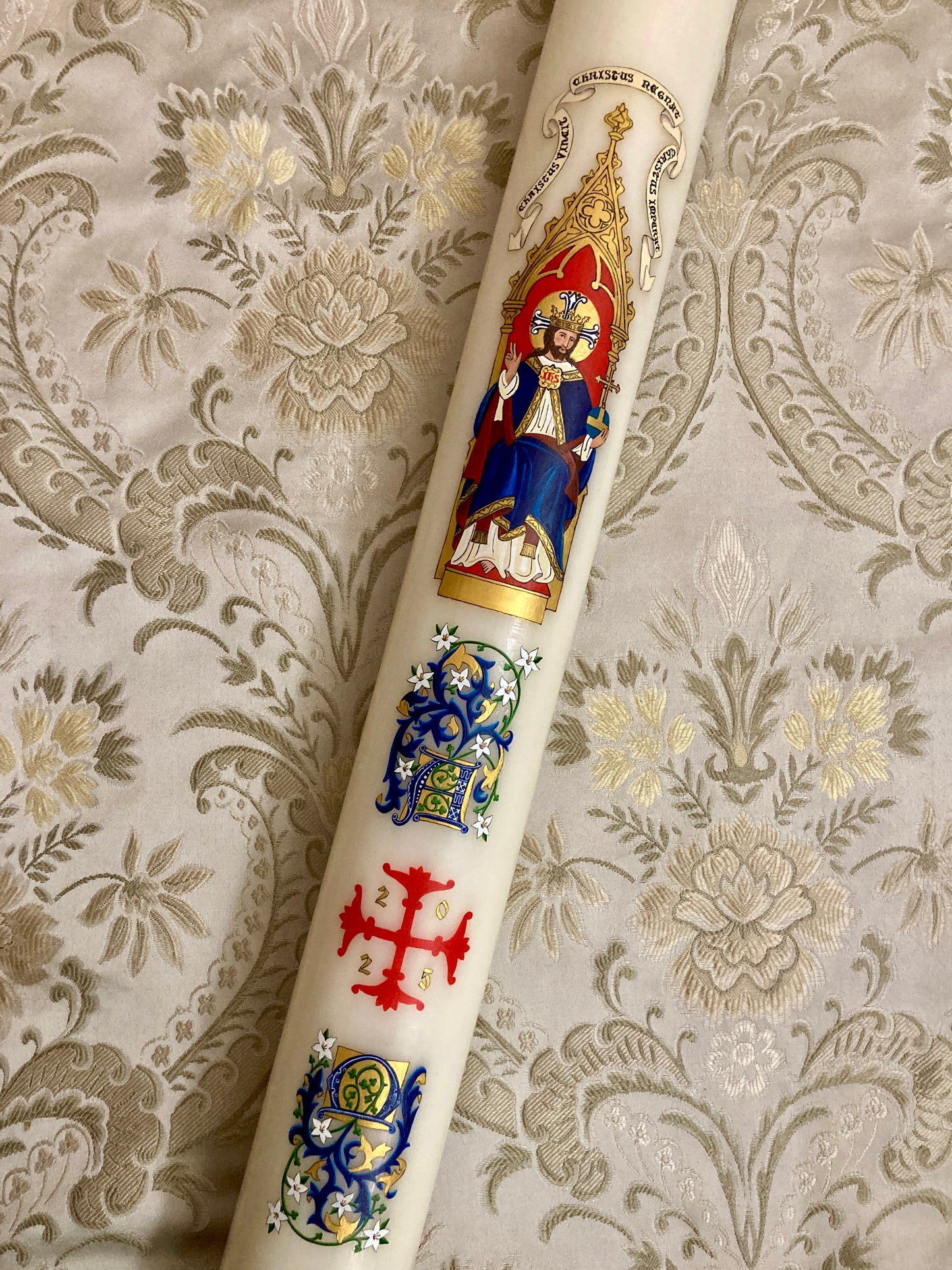 Christ the King Paschal Candle