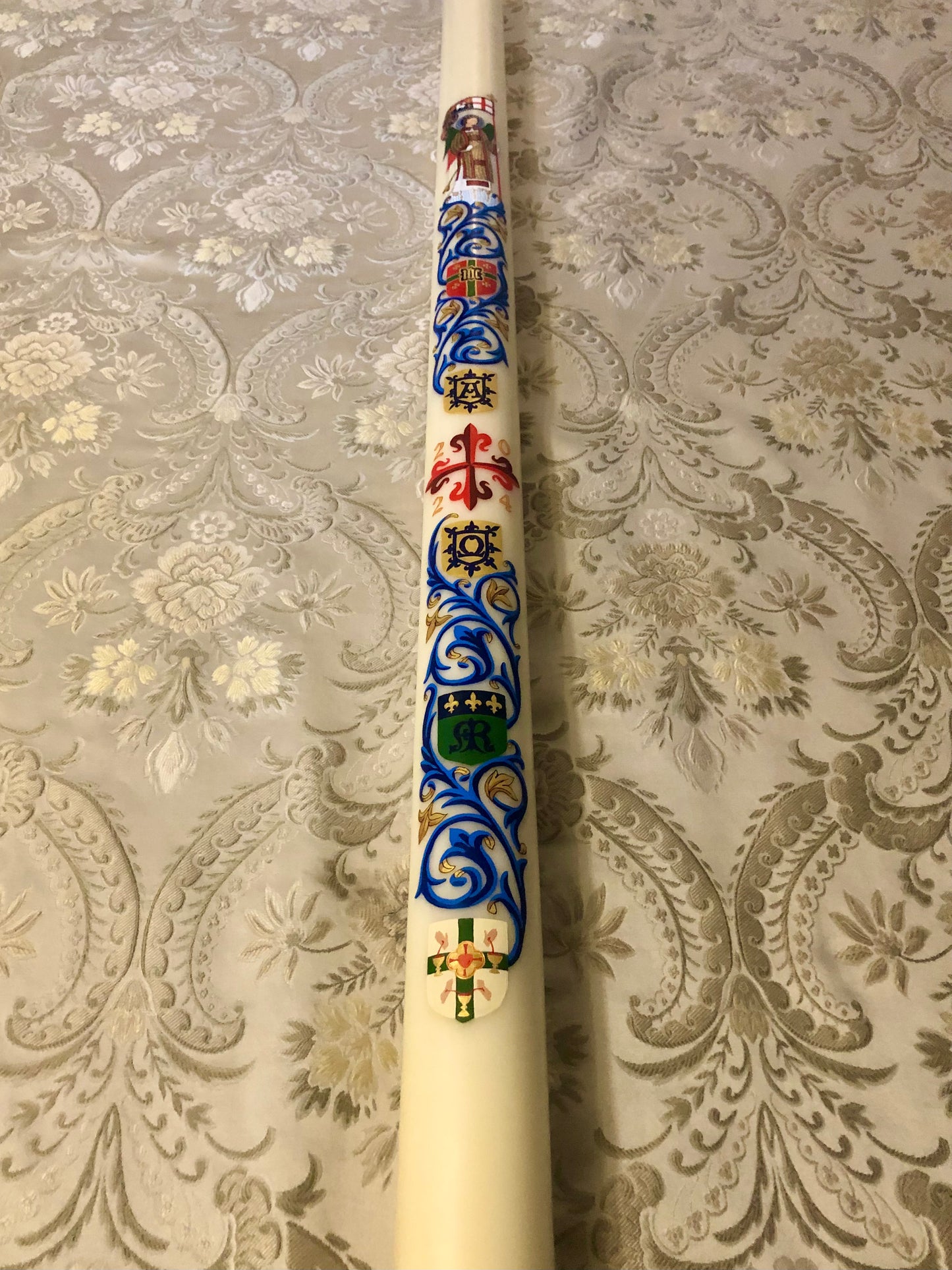 Heavenly Heraldry Paschal Candle