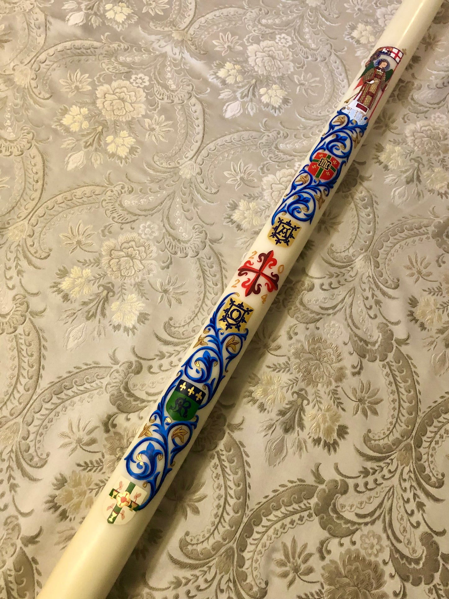 Heavenly Heraldry Paschal Candle