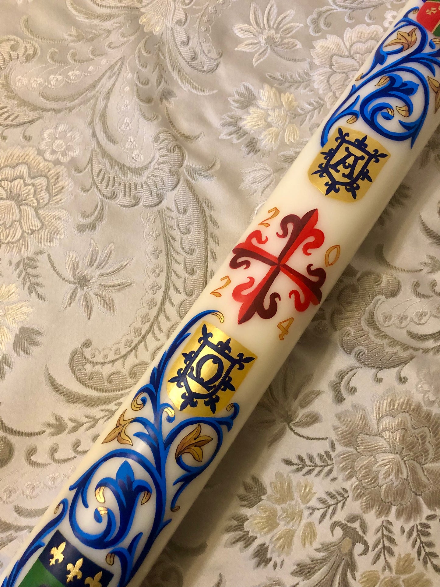 Heavenly Heraldry Paschal Candle