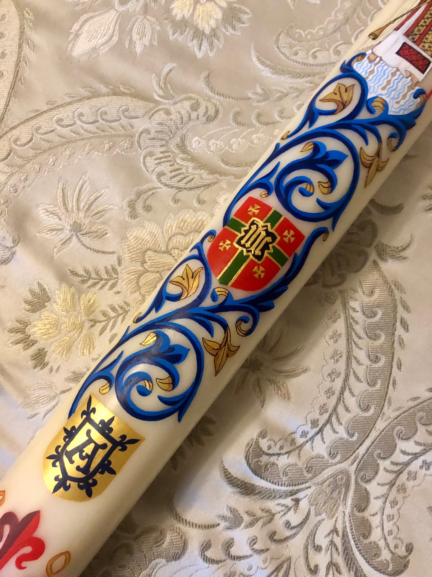 Heavenly Heraldry Paschal Candle