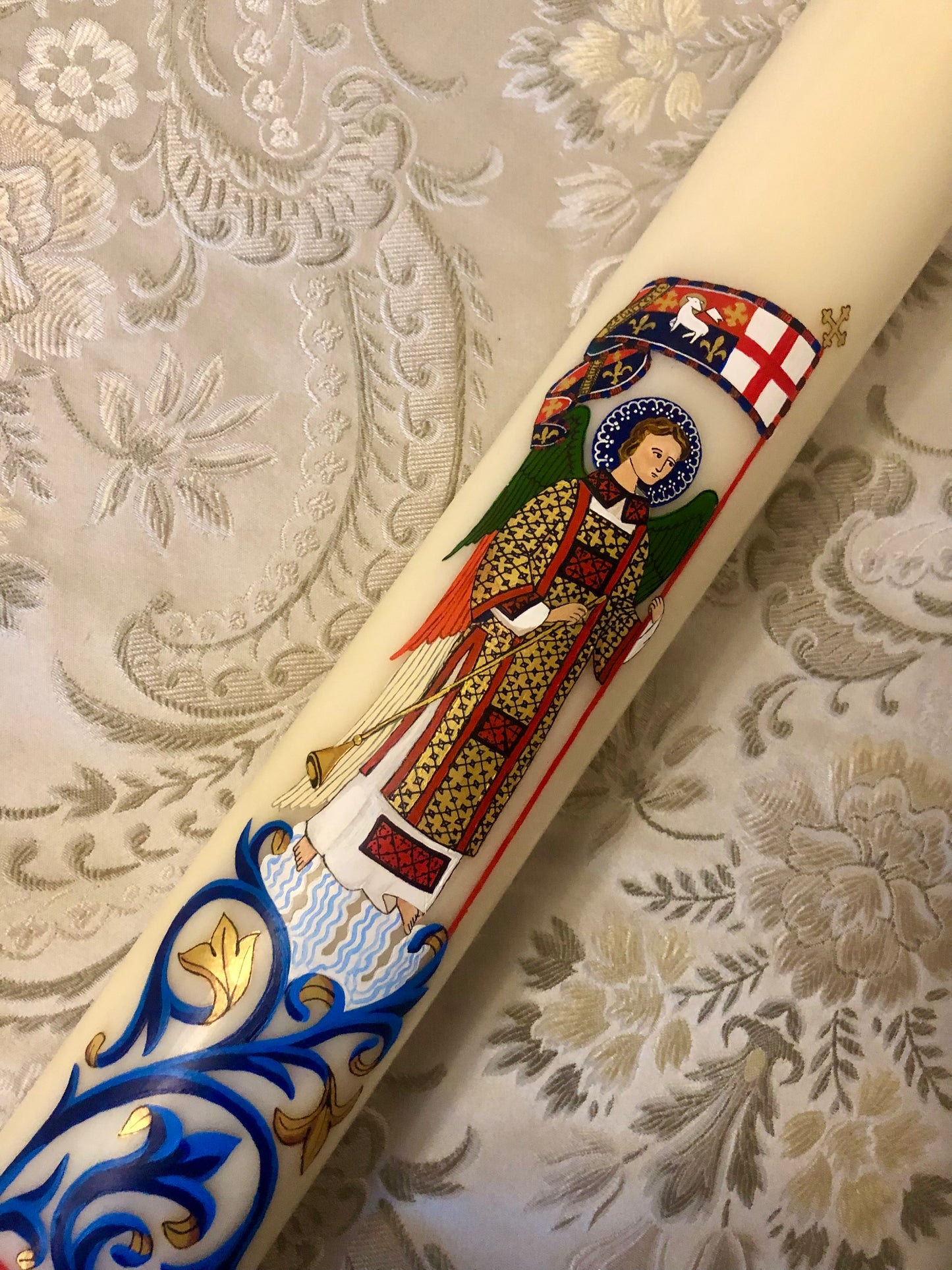 Heavenly Heraldry Paschal Candle