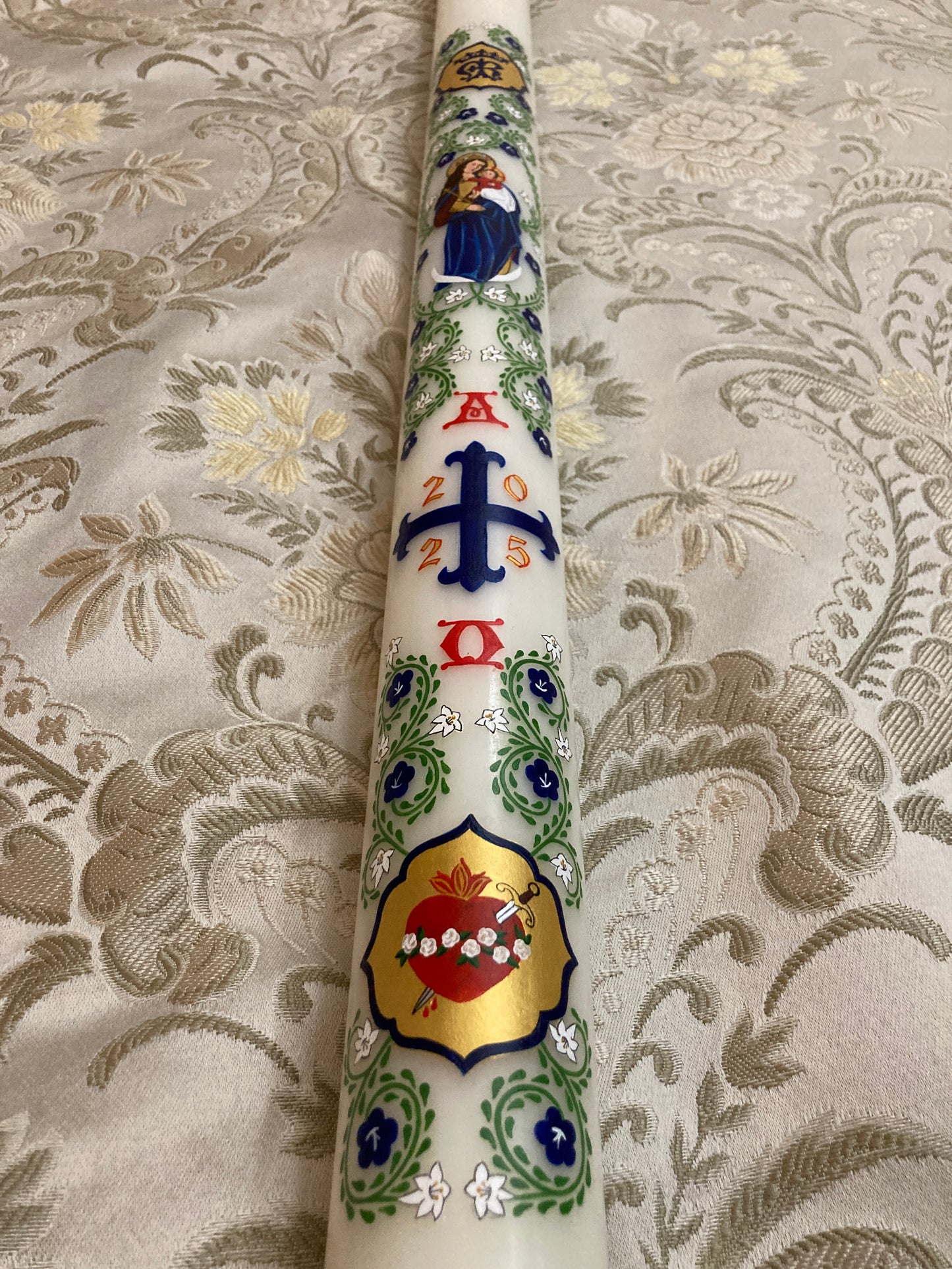 Laetare Paschal Candle