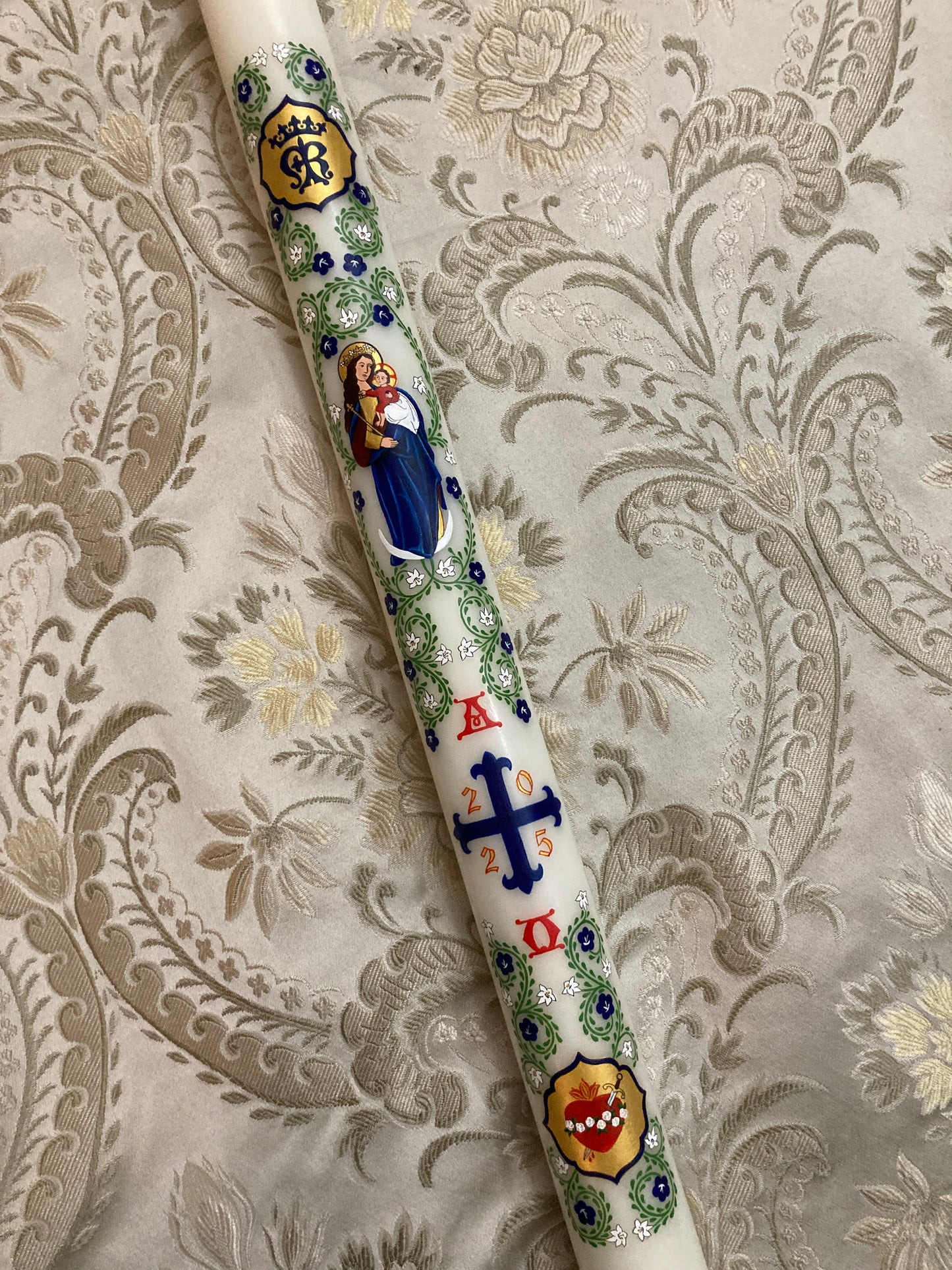 Laetare Paschal Candle