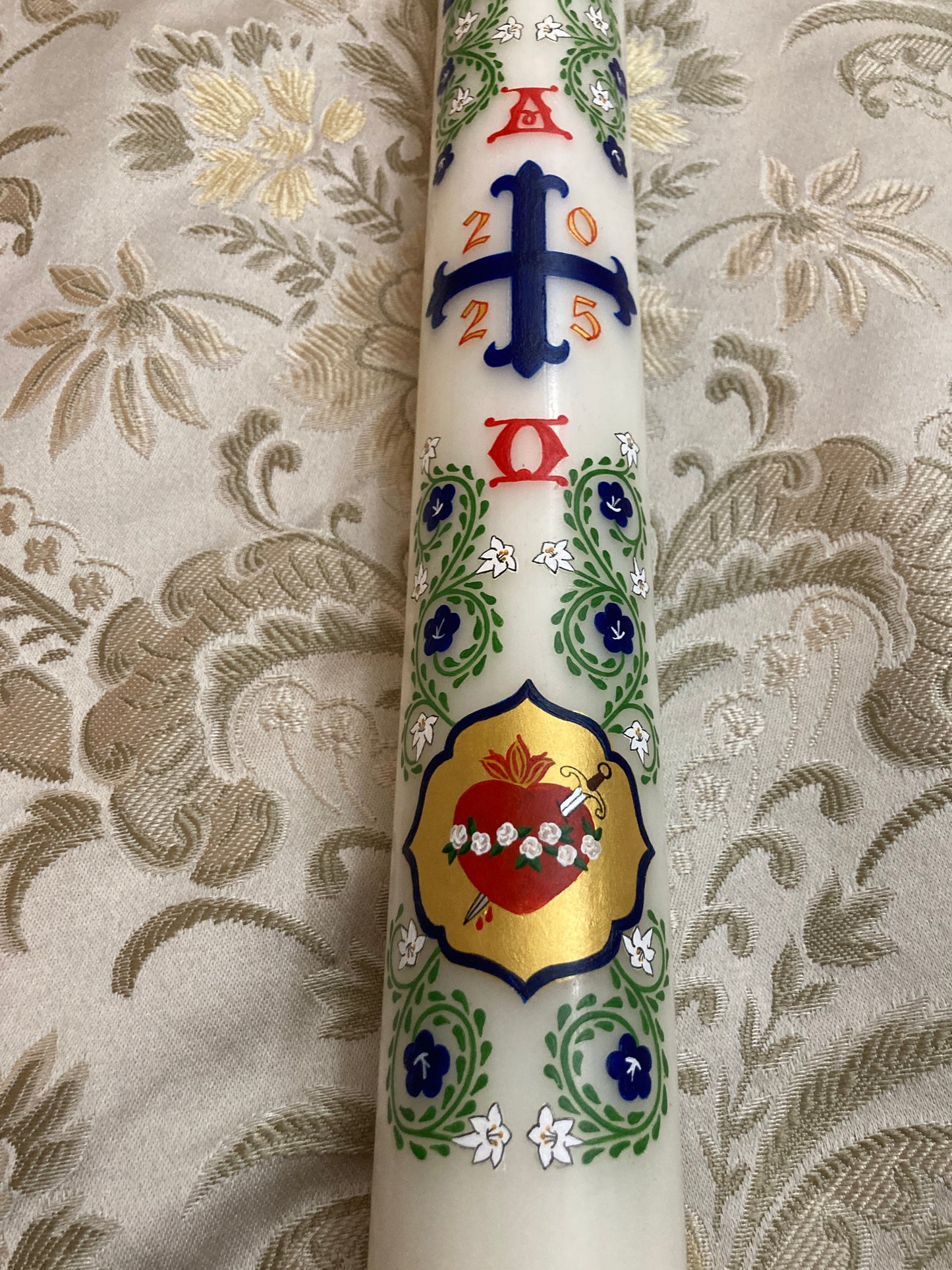 Laetare Paschal Candle