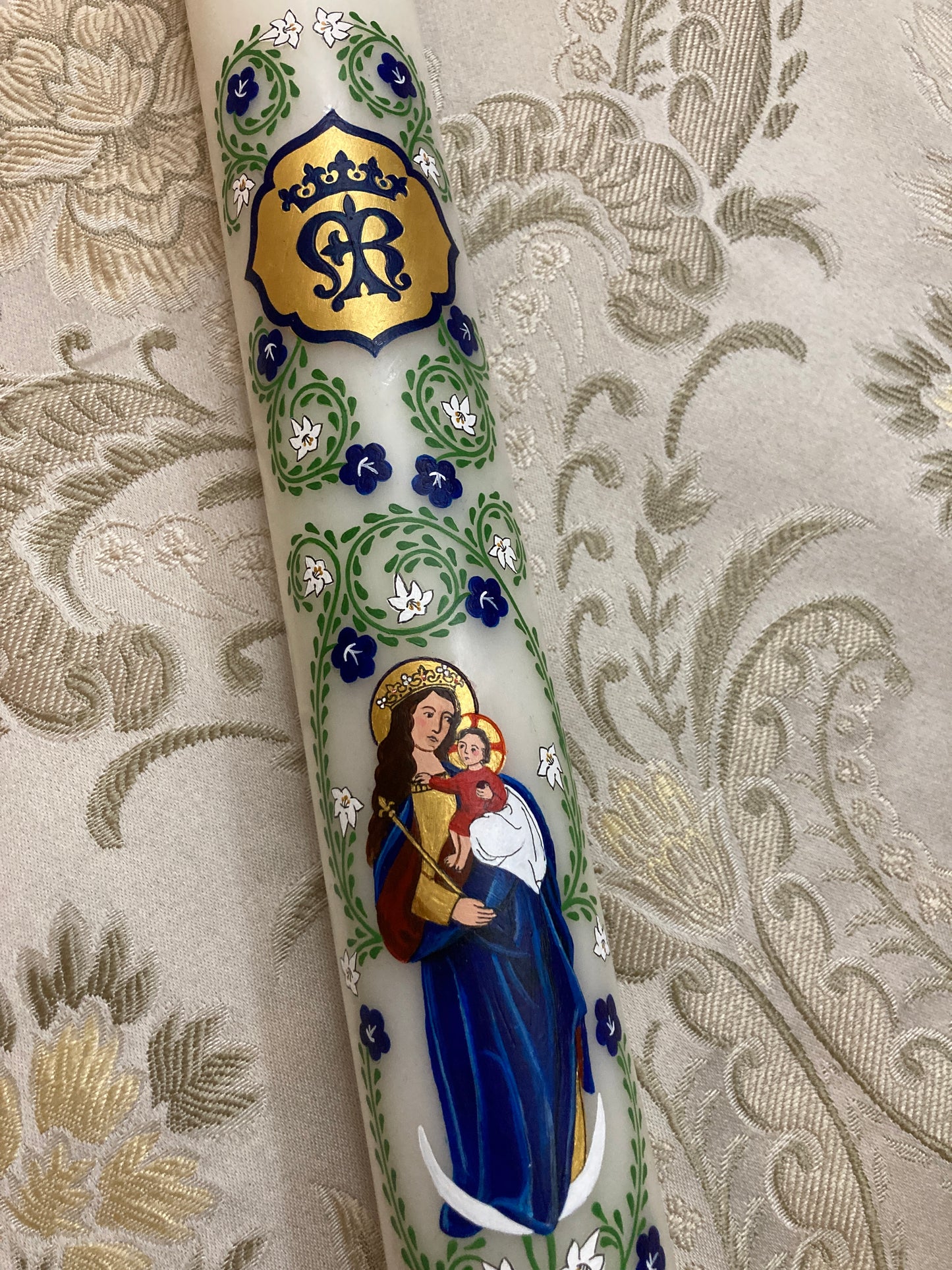 Laetare Paschal Candle