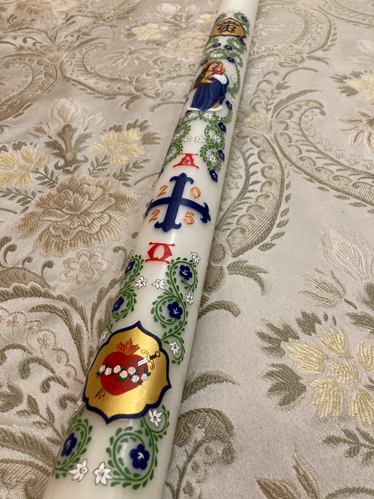 Laetare Paschal Candle