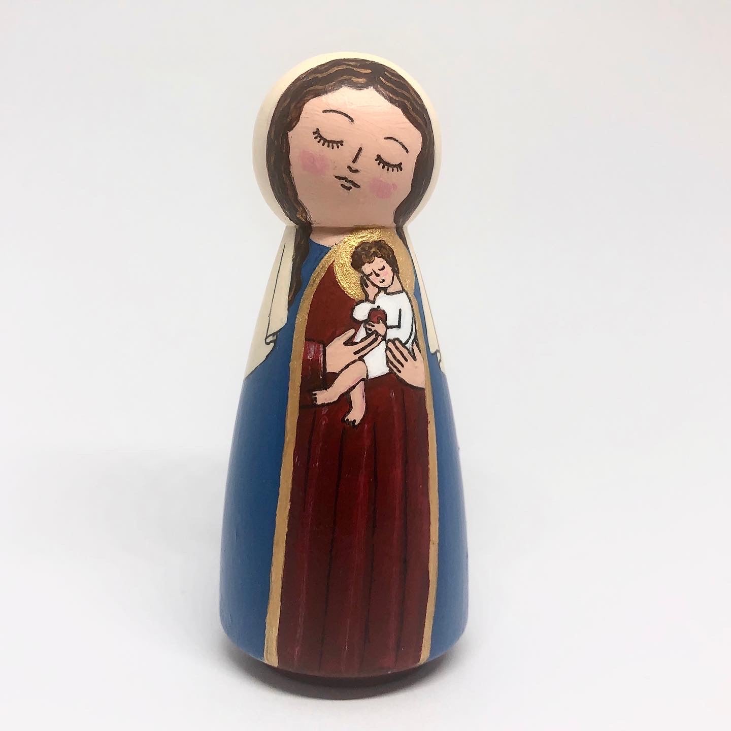 Custom Saint Peg Doll