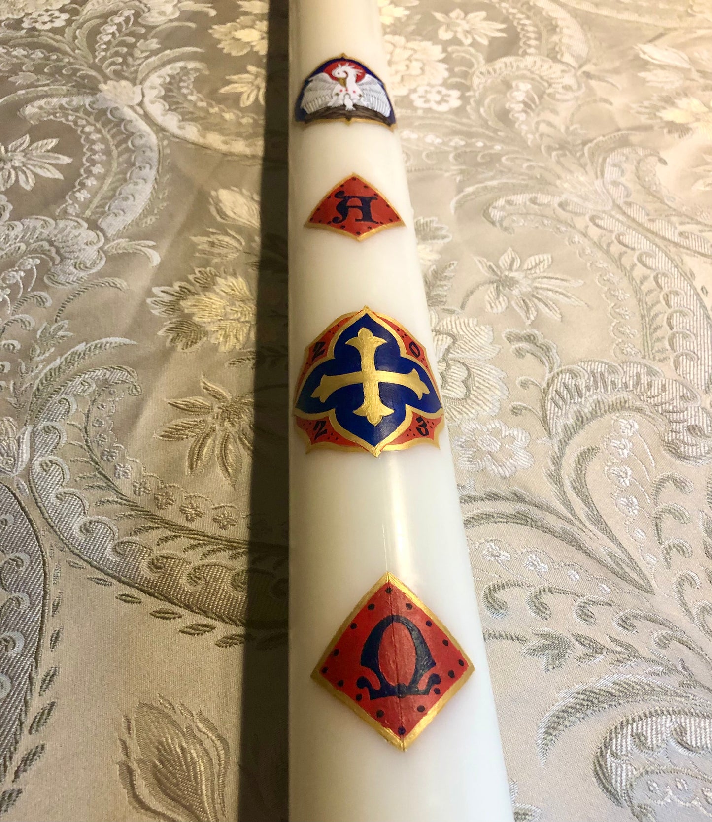 Pelican Paschal Candle