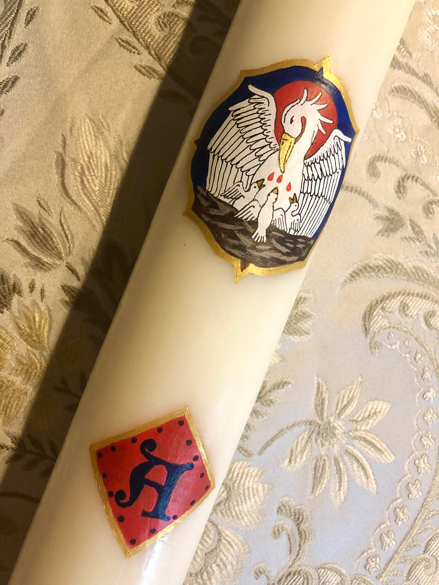 Pelican Paschal Candle