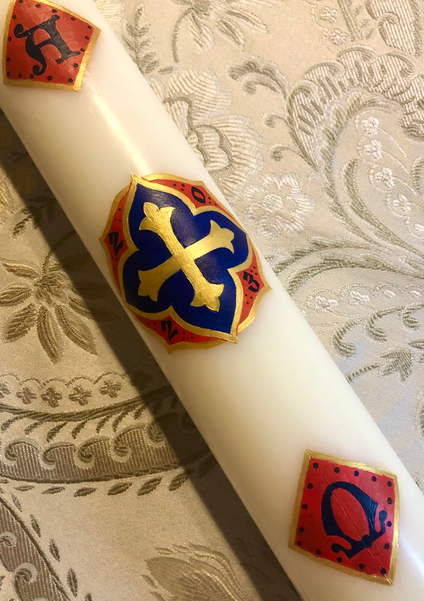 Pelican Paschal Candle