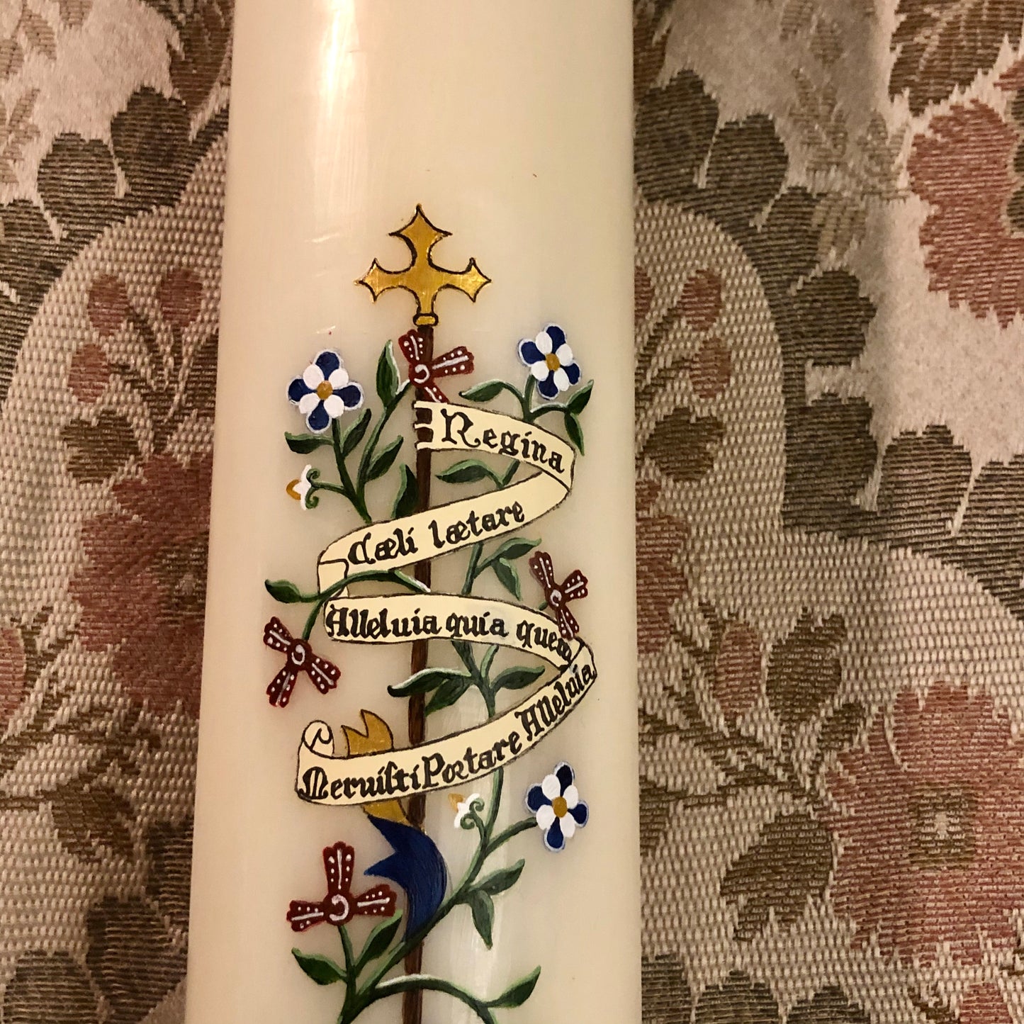 Medieval Vines Paschal Candle