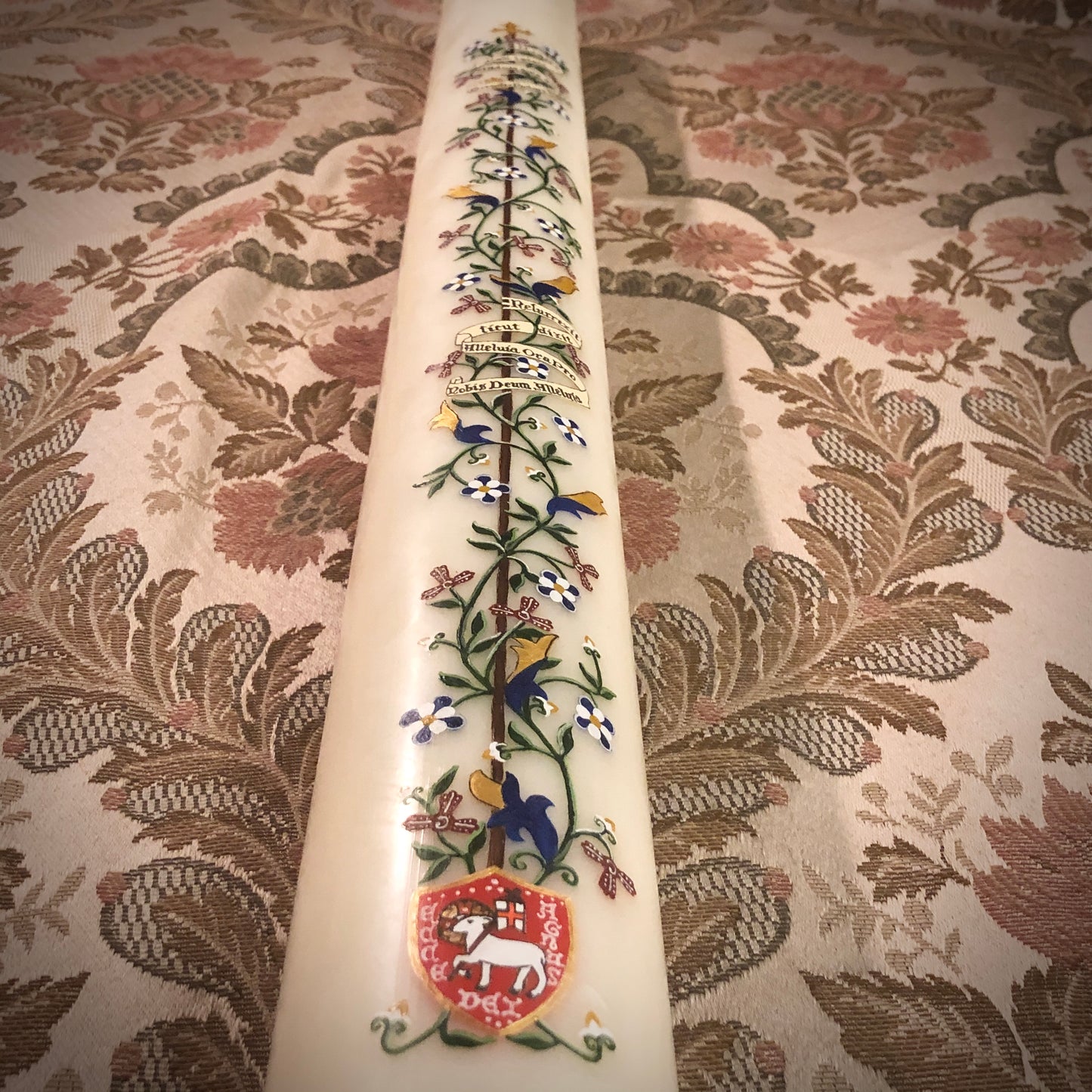 Medieval Vines Paschal Candle