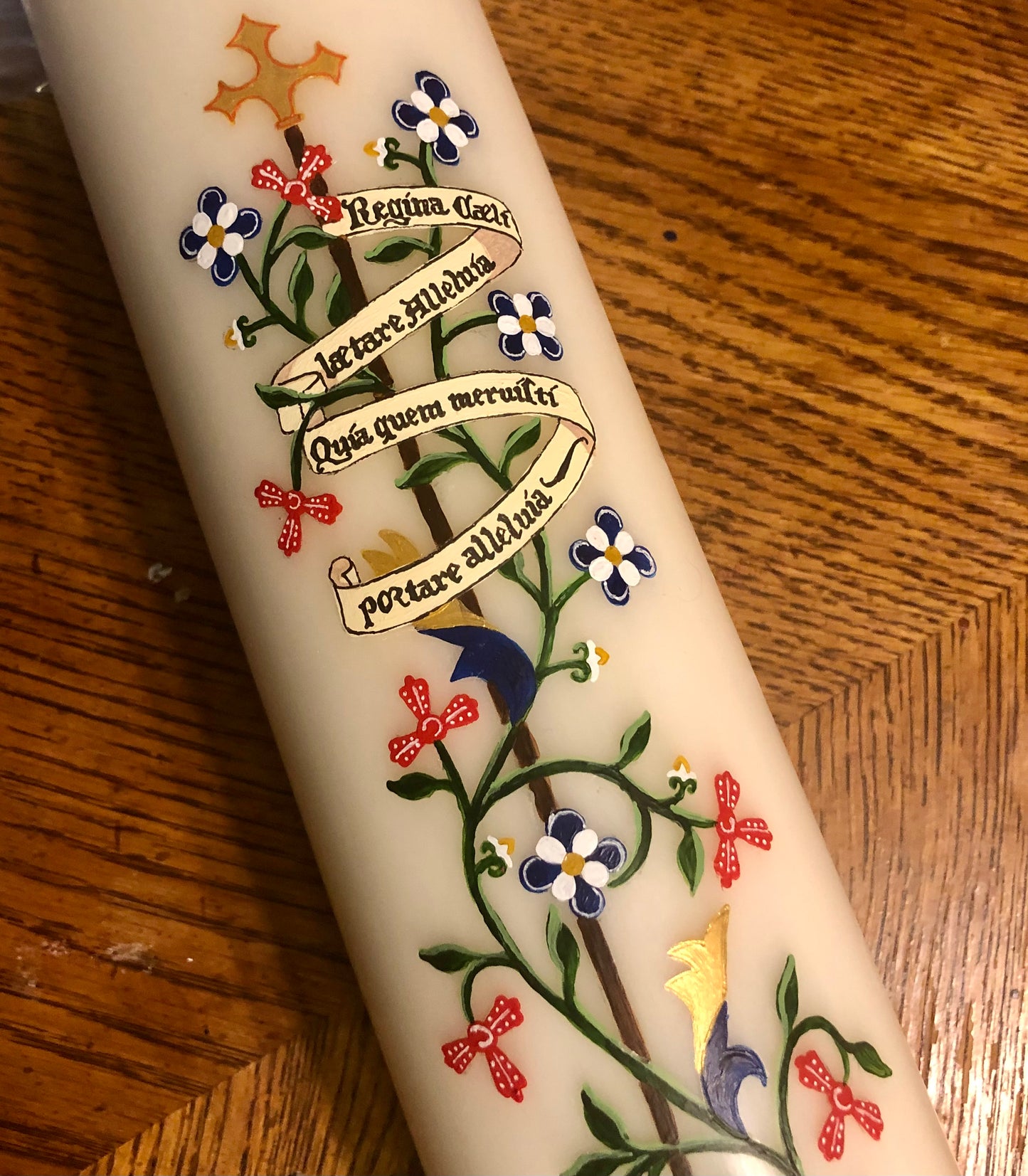 Medieval Vines Paschal Candle