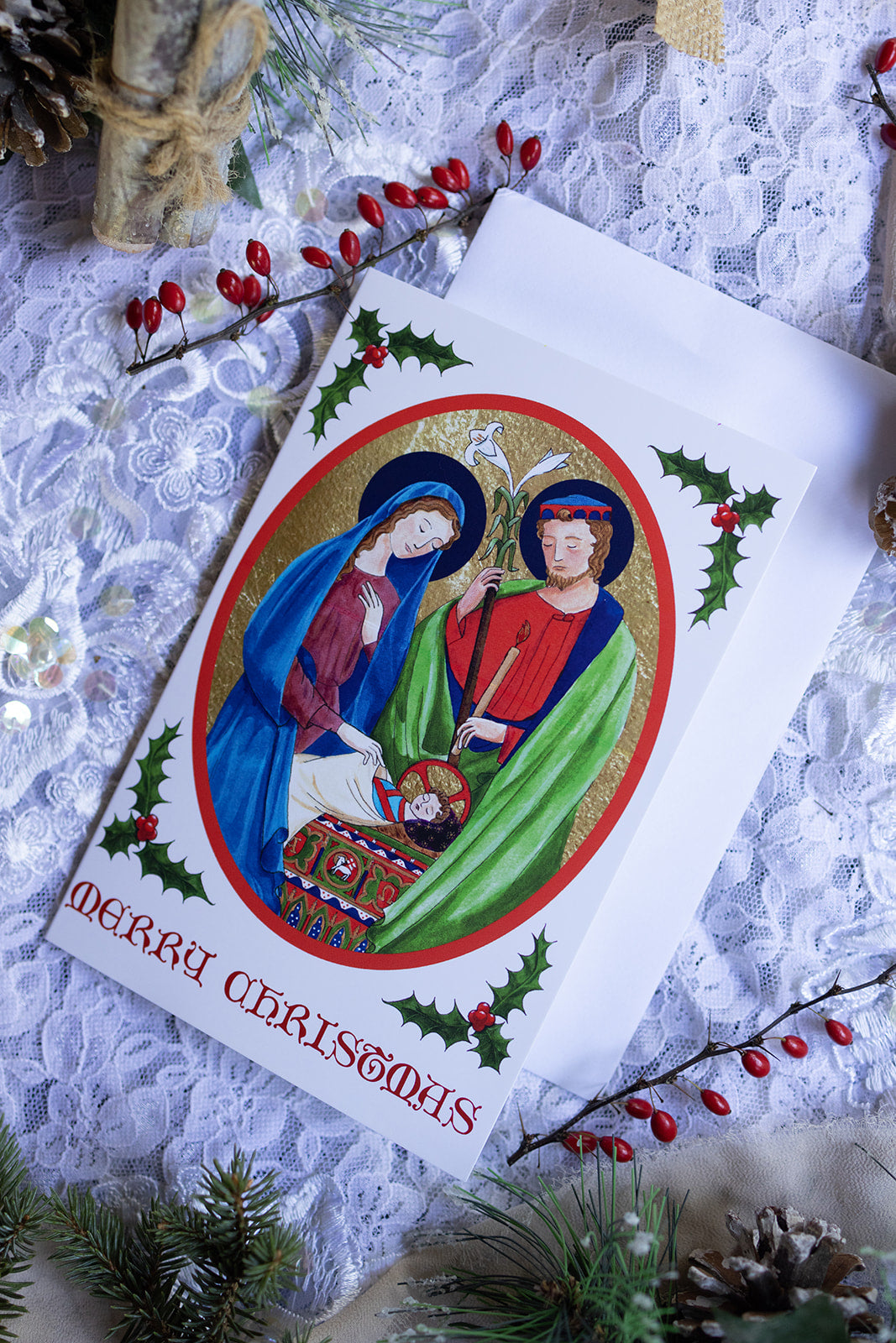 Holy Family Christmas Card
