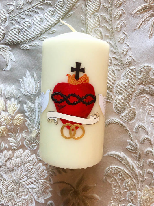 Three to Get Married Candle